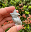 4CM Witch Owl Natural Crystal Carving