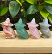 4CM Witch Owl Natural Crystal Carving