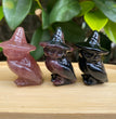 4CM Witch Owl Natural Crystal Carving