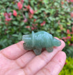 4CM Mini Triceratops Natural Crystal Carving