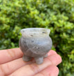 3CM Mini Cauldron Natural Crystal Carving