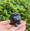 3CM Mini Cauldron Natural Crystal Carving