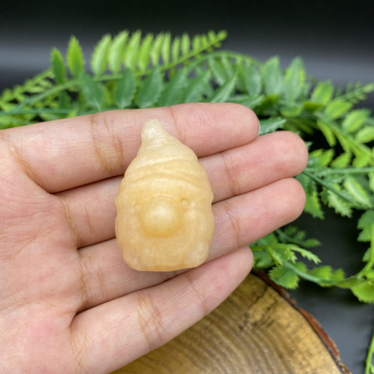 3CM Mini Gnome Natural Crystal Carving