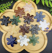 3CM Mini Snowflakes Christmas Series Carving Natural Crystal