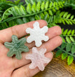 3CM Mini Snowflakes Christmas Series Carving Natural Crystal