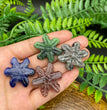 3CM Mini Snowflakes Christmas Series Carving Natural Crystal