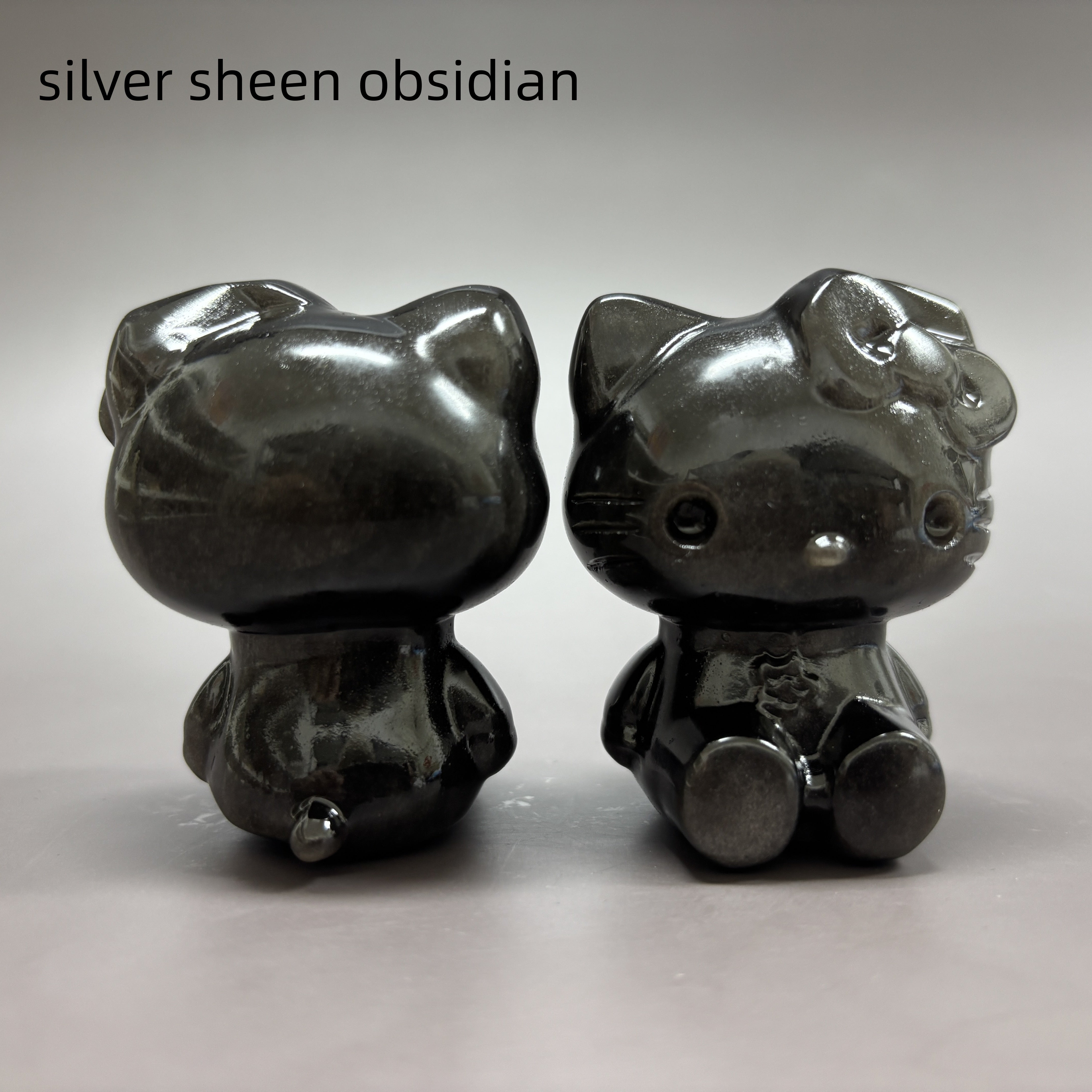 Natural Crystal Hello Kitty Carving Table Decor Wholesale