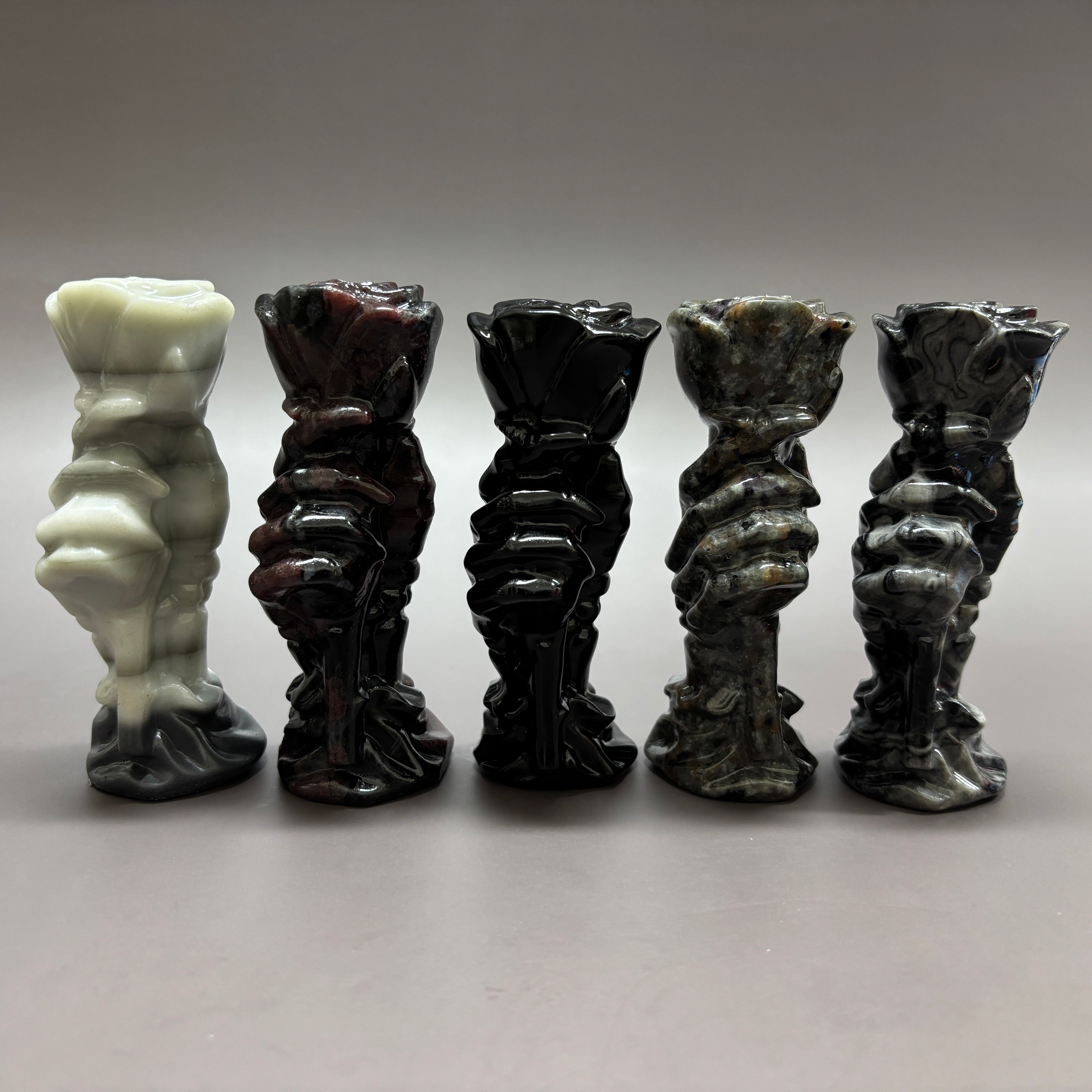 10CM Rose in Hand Carving