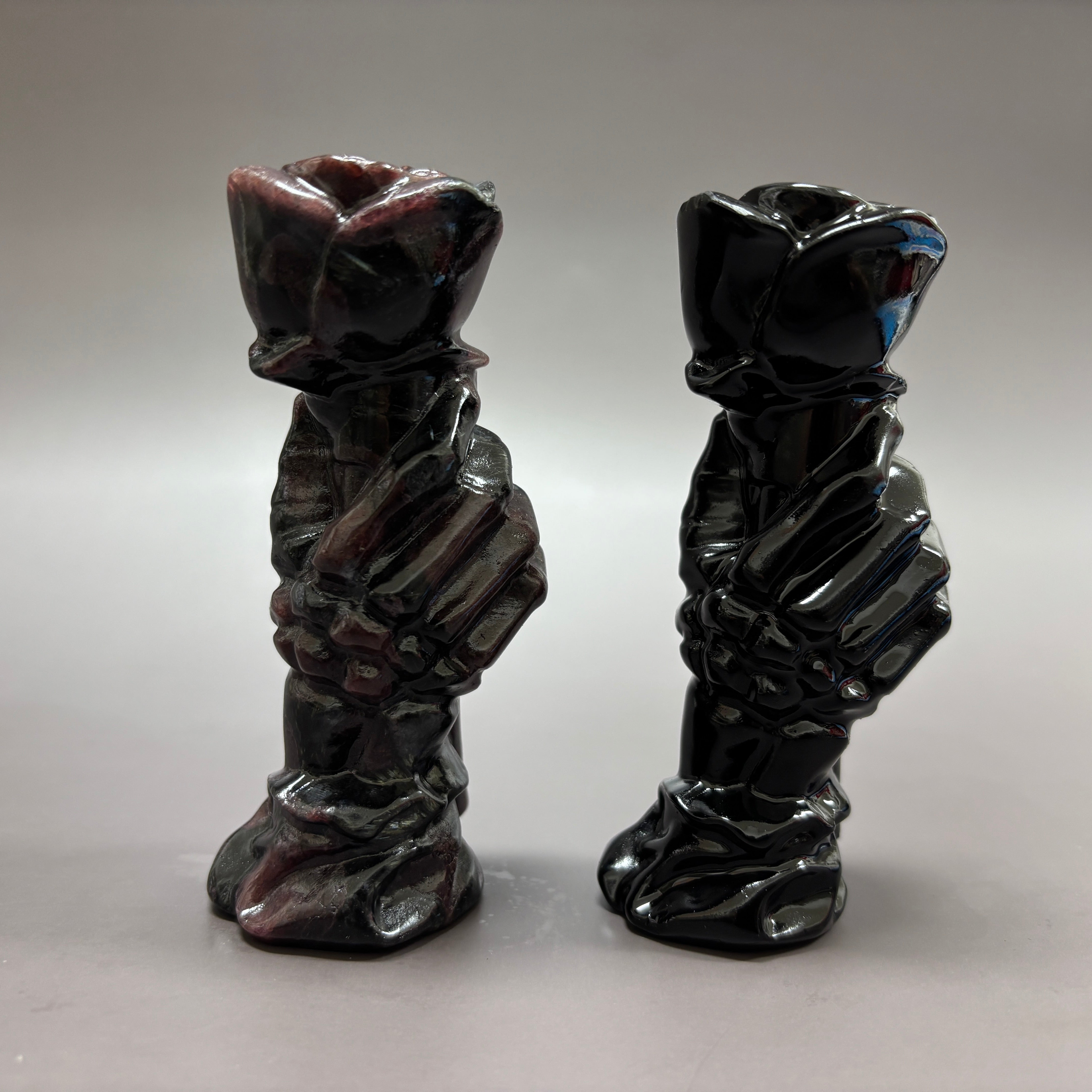 10CM Rose in Hand Carving