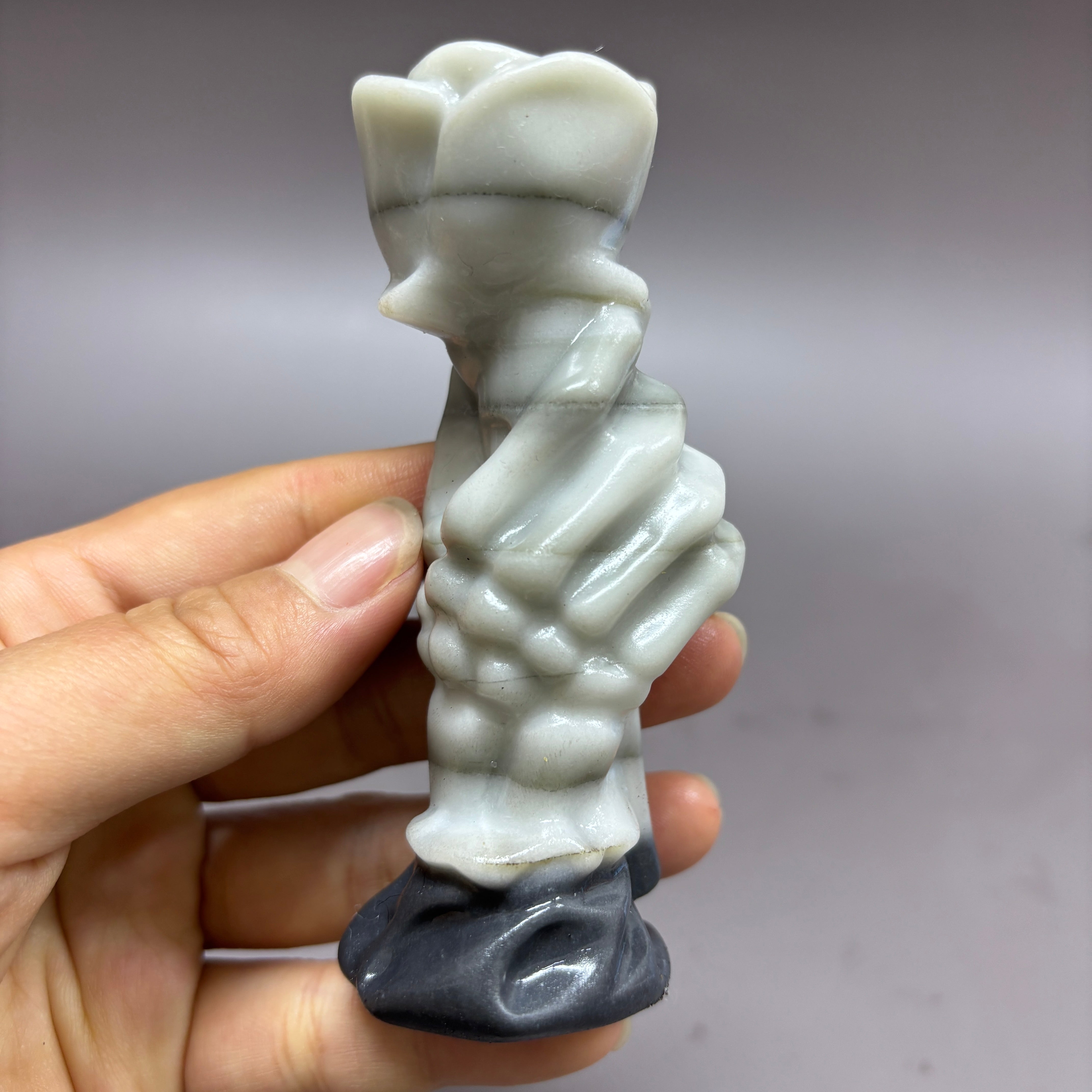 10CM Rose in Hand Carving