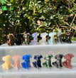 4CM Mini Puppy Dog Natural Crystal Stone Carving