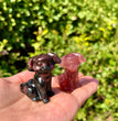 4CM Mini Puppy Dog Natural Crystal Stone Carving