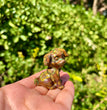 4CM Mini Puppy Dog Natural Crystal Stone Carving