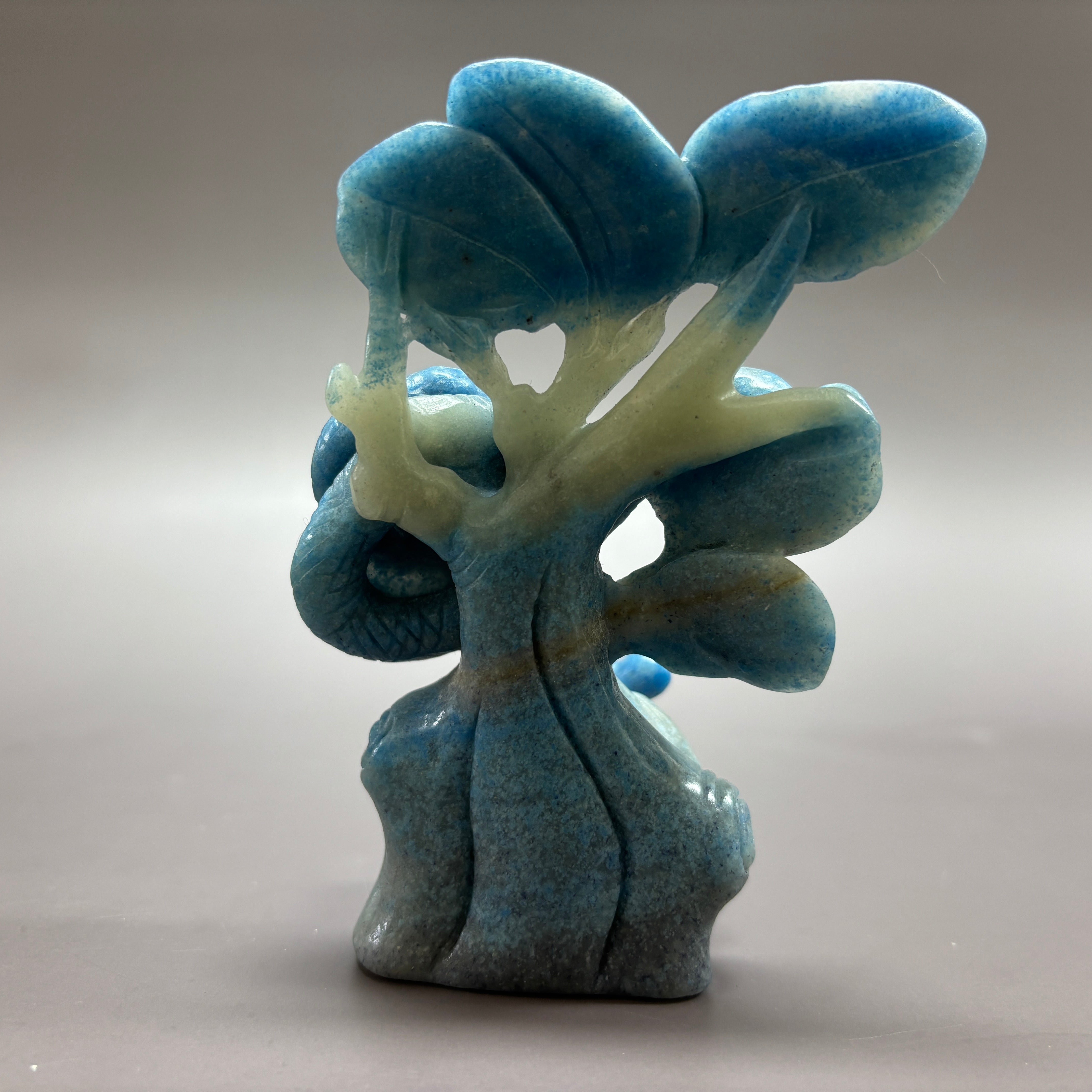 Snake Natural Trollite Crystal Carving Table Decor Gift Home Decor