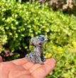 4CM Mini Puppy Dog Natural Crystal Stone Carving