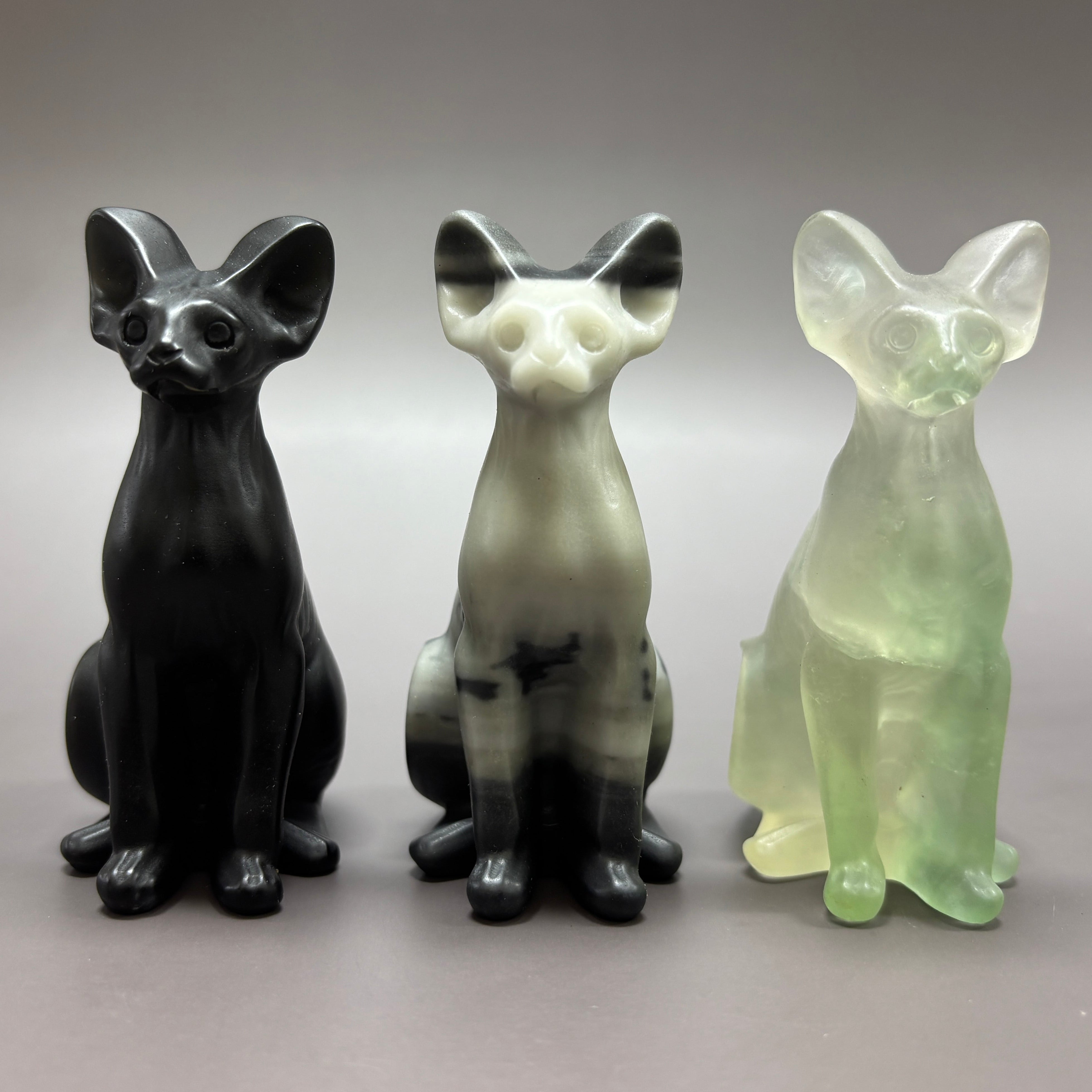 Natural Sphynx Cat Egyptian Cat Carving Table Decor Gift Wholesale