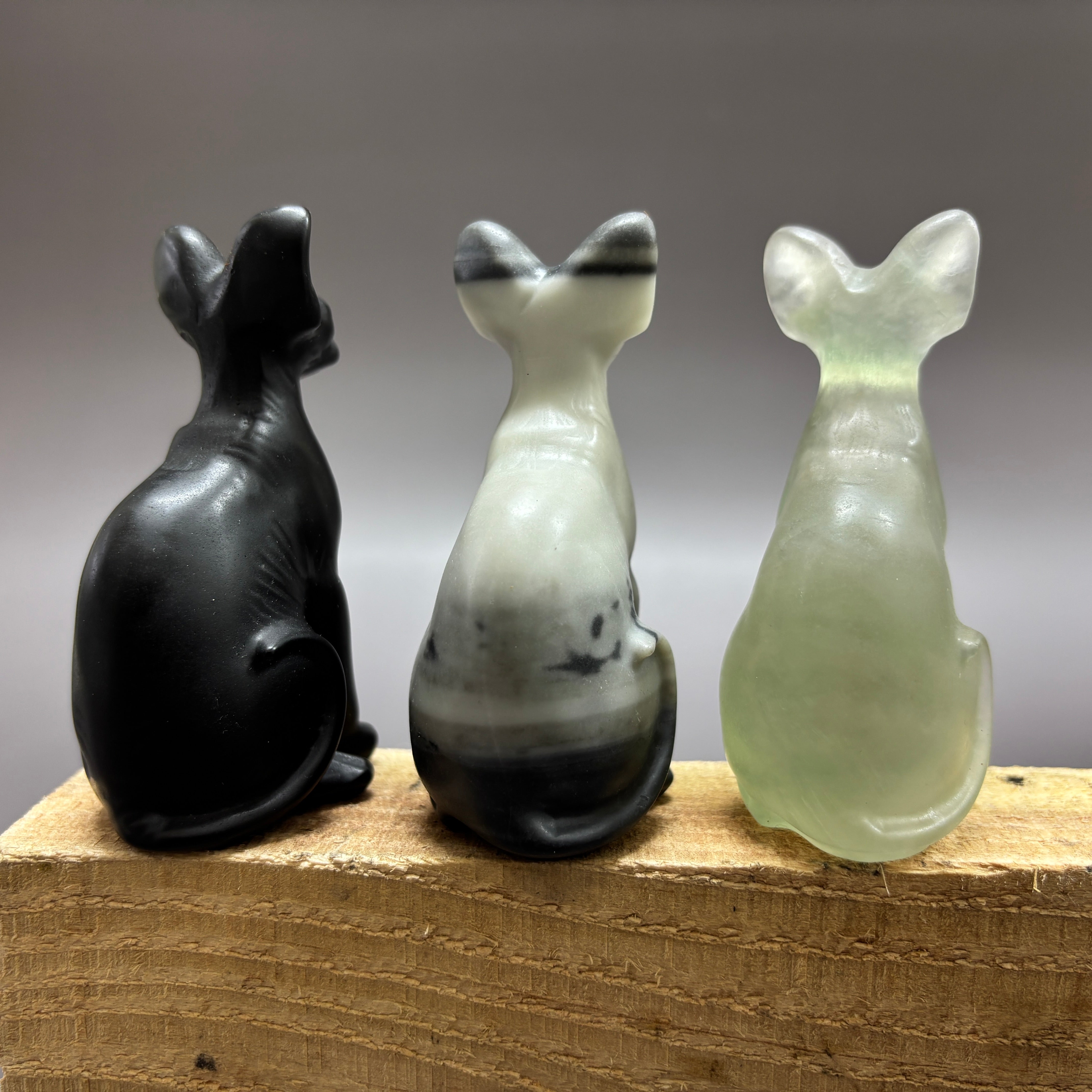 Natural Sphynx Cat Egyptian Cat Carving Table Decor Gift Wholesale