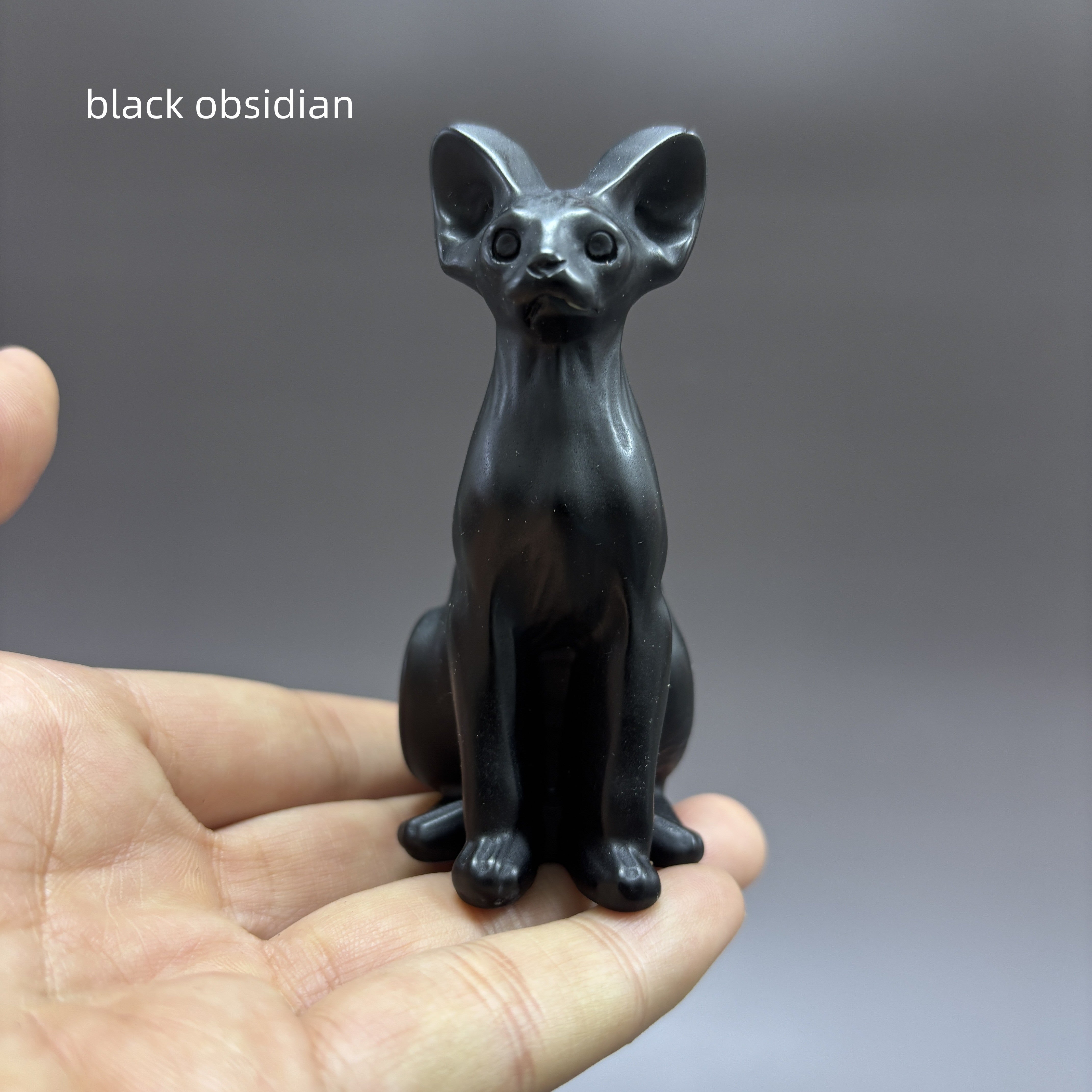 Natural Sphynx Cat Egyptian Cat Carving Table Decor Gift Wholesale