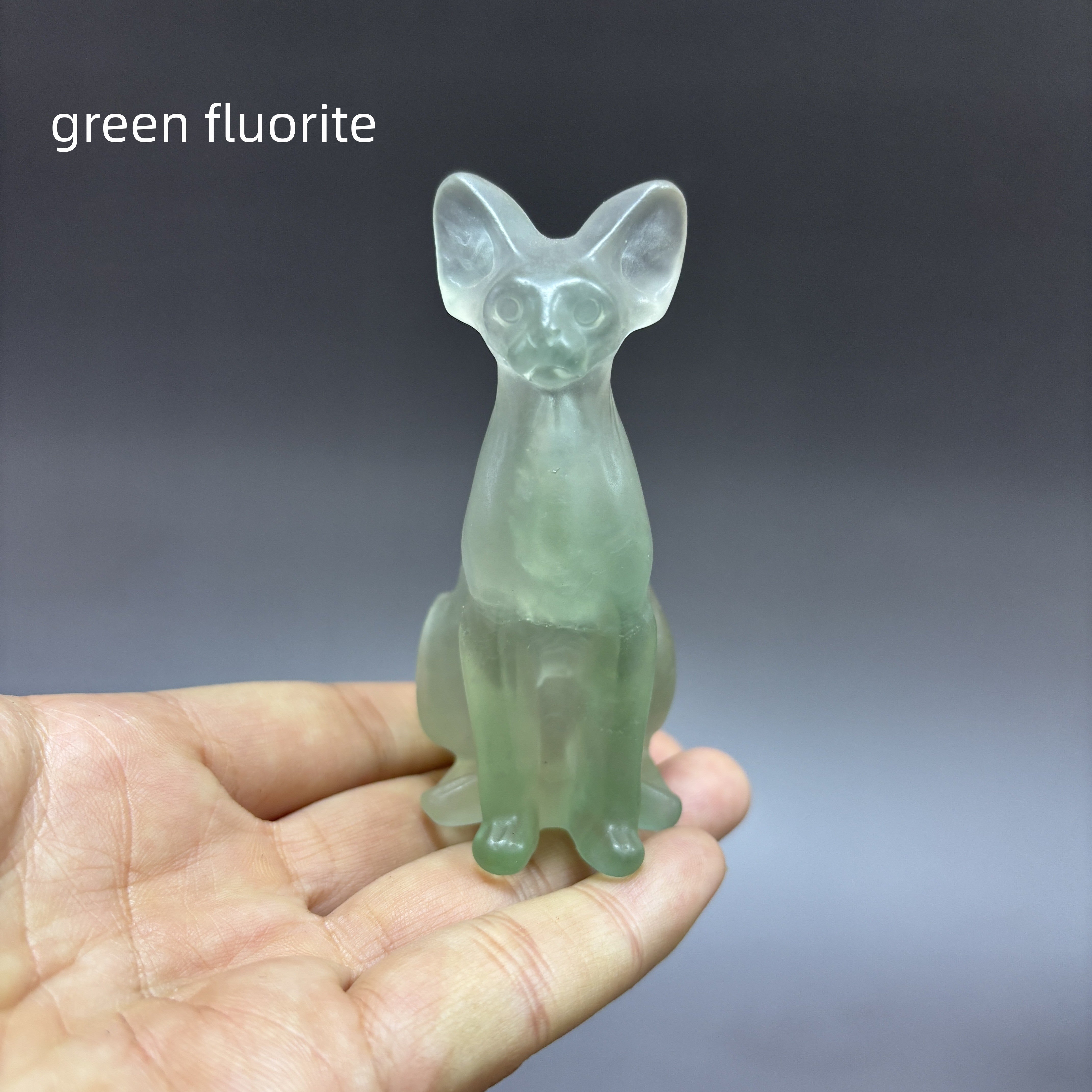 Natural Sphynx Cat Egyptian Cat Carving Table Decor Gift Wholesale