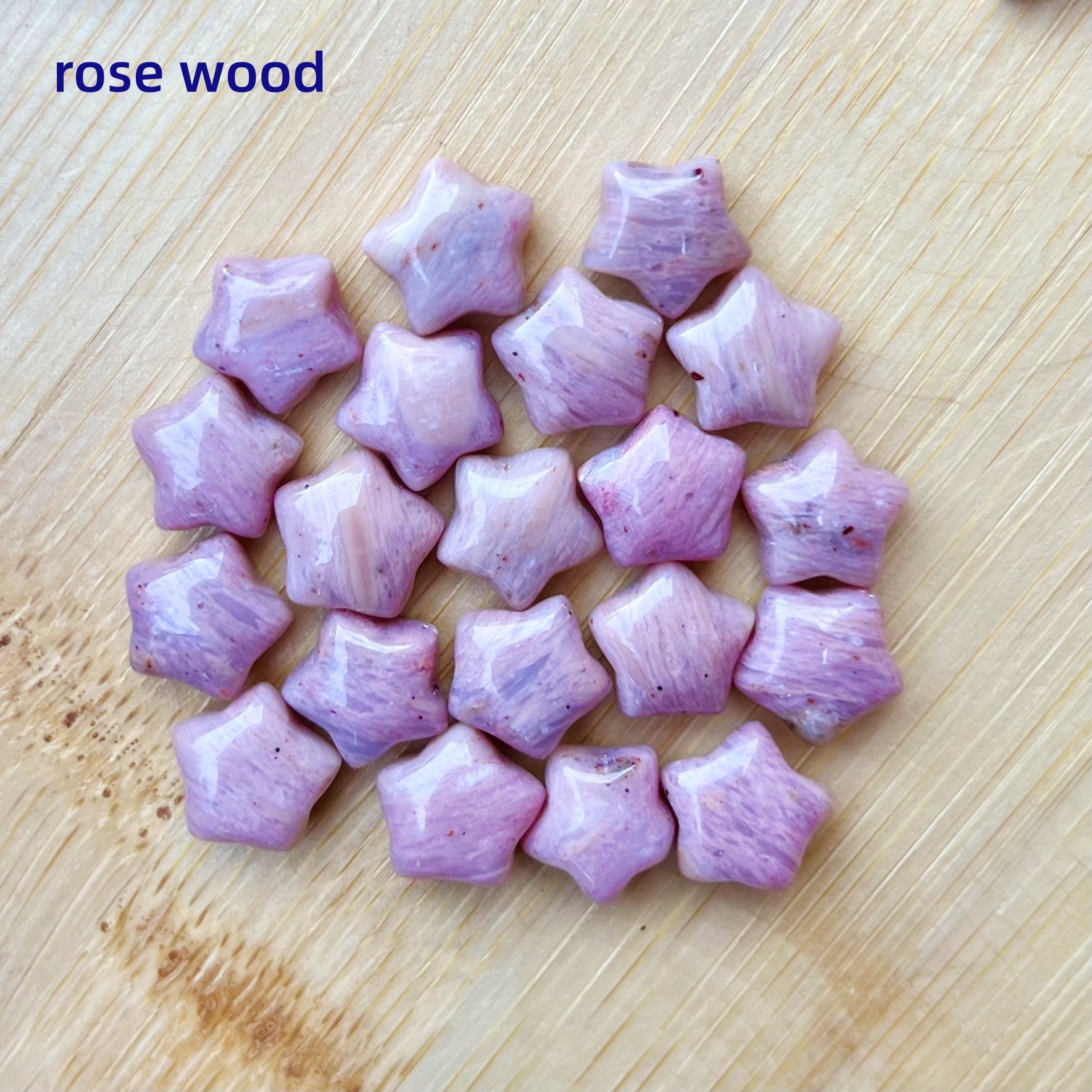 1CM Mini Puffy Star Natural Crystal Confetti