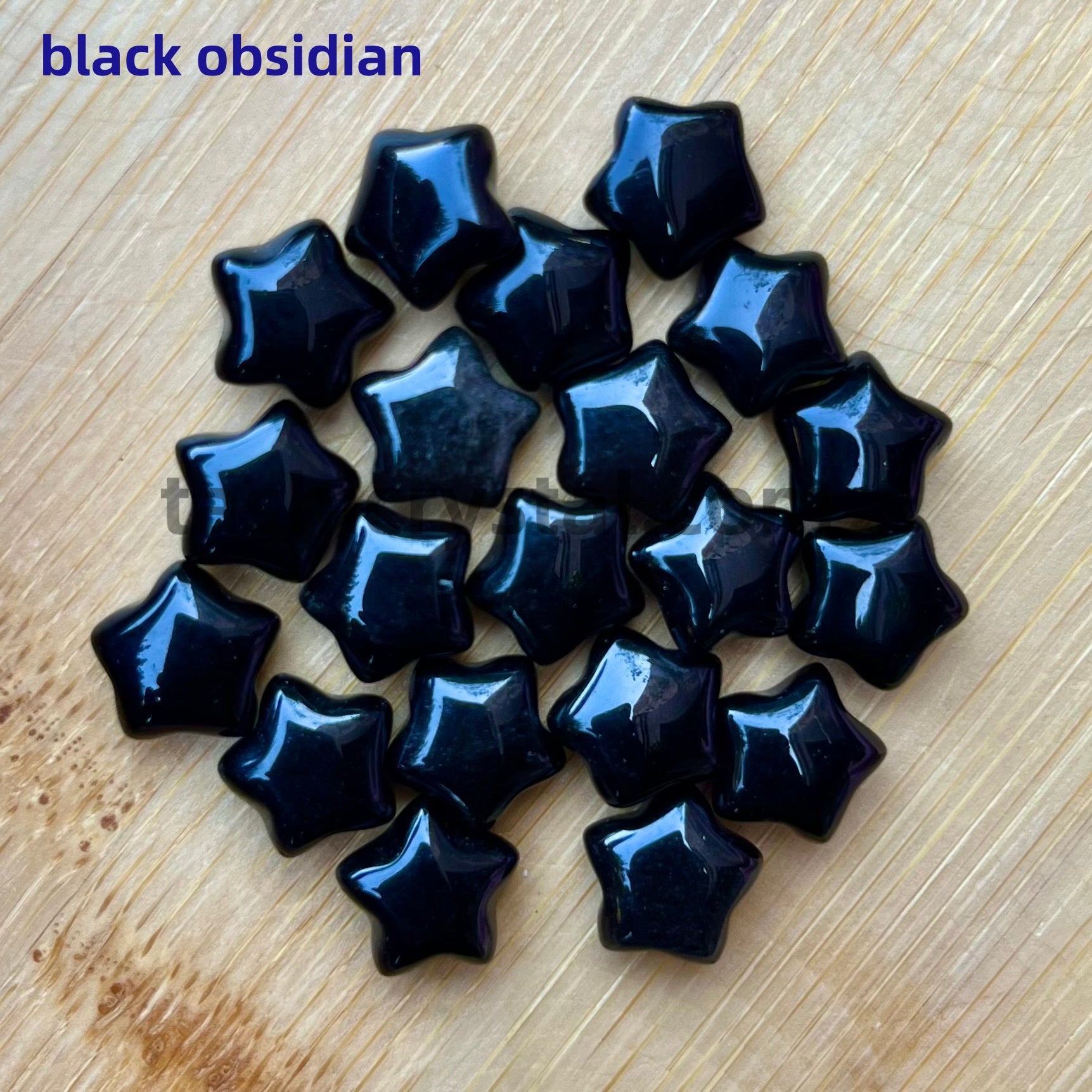 1CM Mini Puffy Star Natural Crystal Confetti