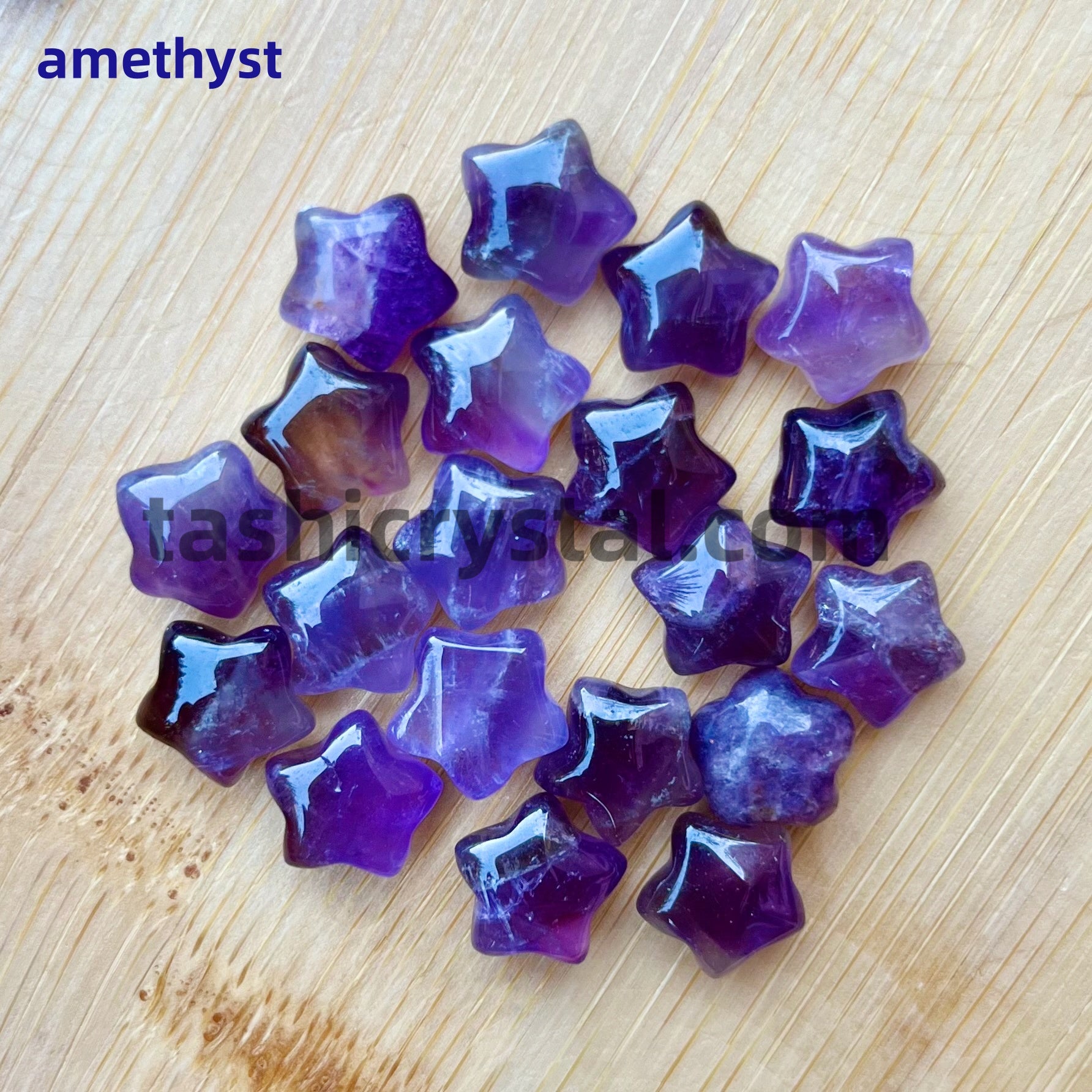 1CM Mini Puffy Star Natural Crystal Confetti