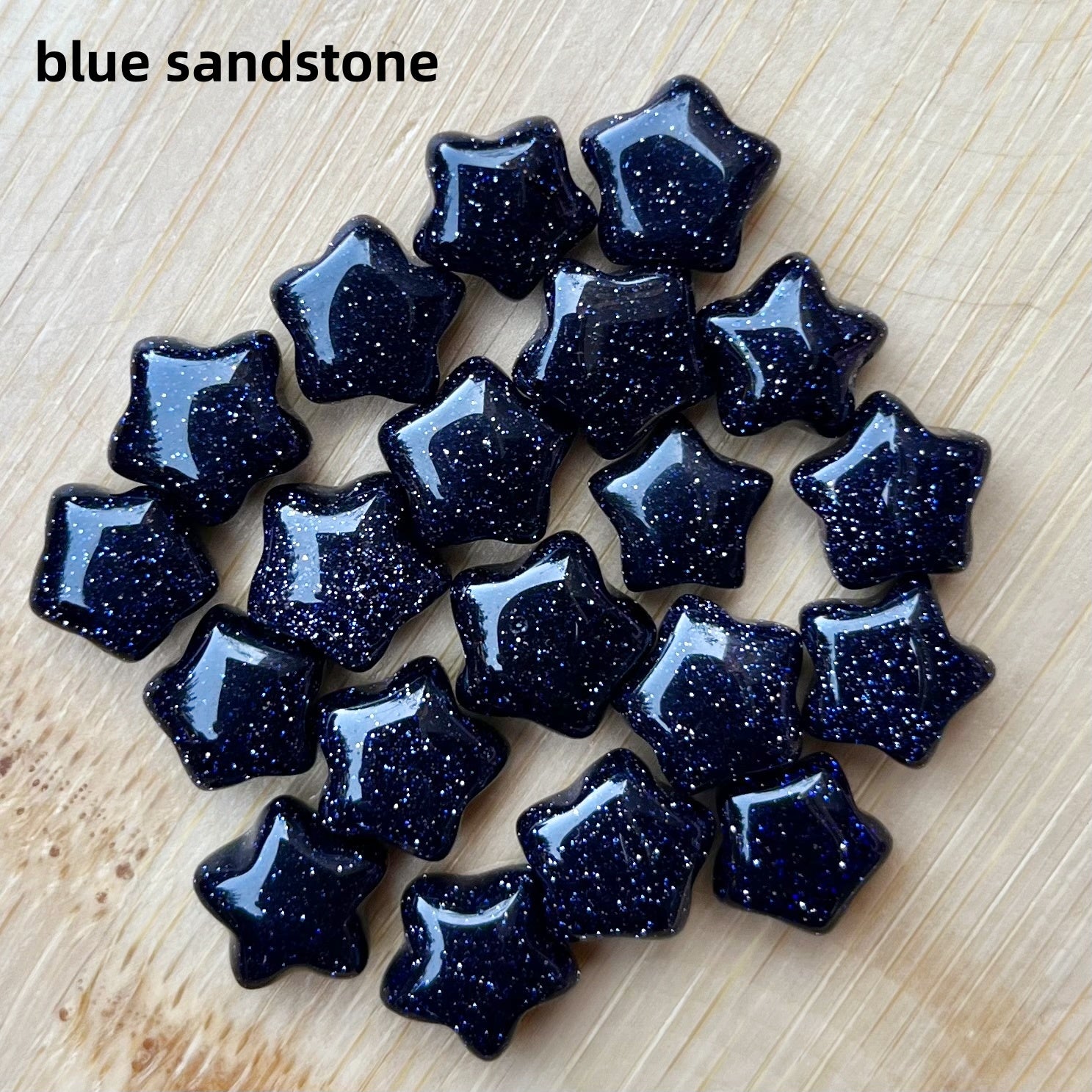 1CM Mini Puffy Star Natural Crystal Confetti