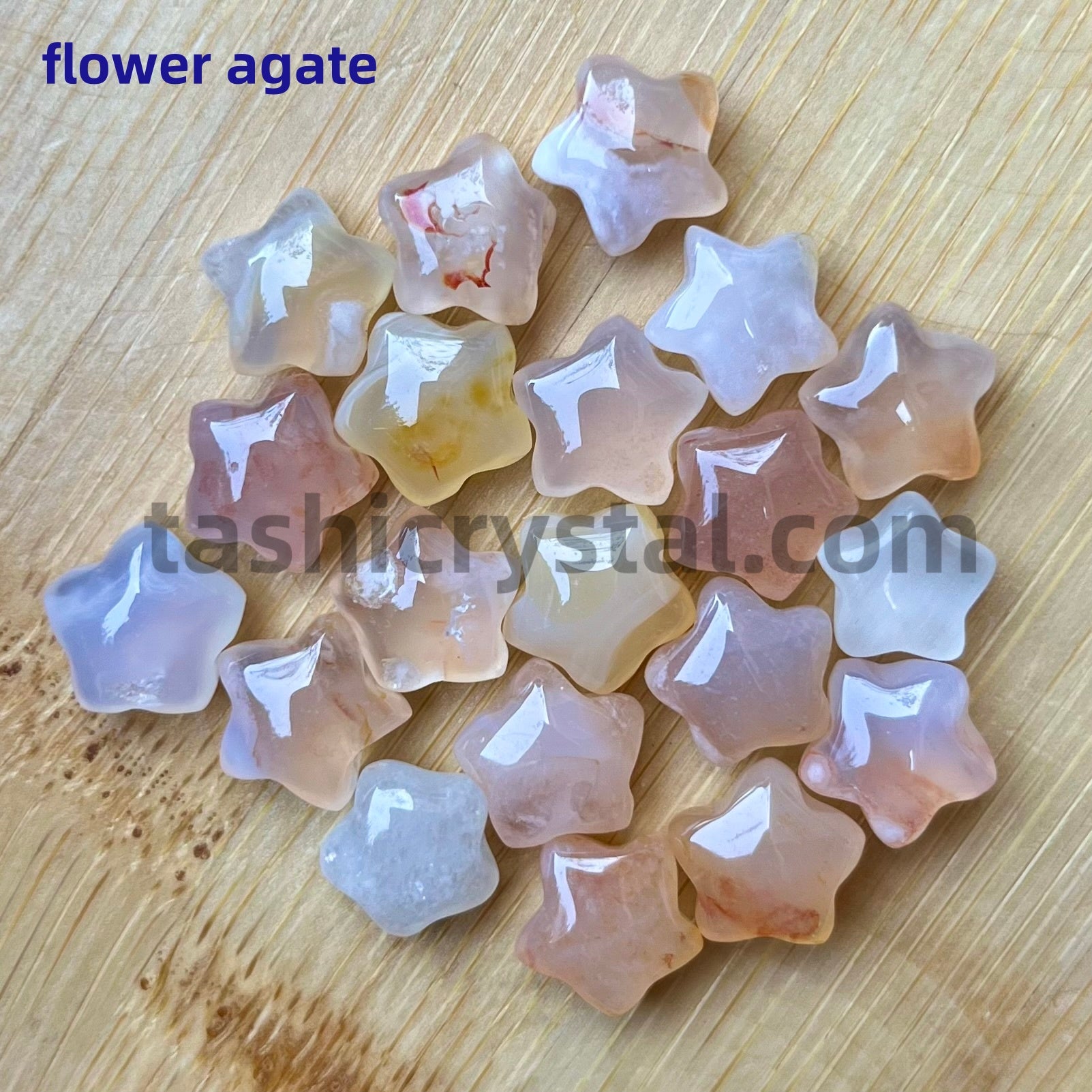 1CM Mini Puffy Star Natural Crystal Confetti