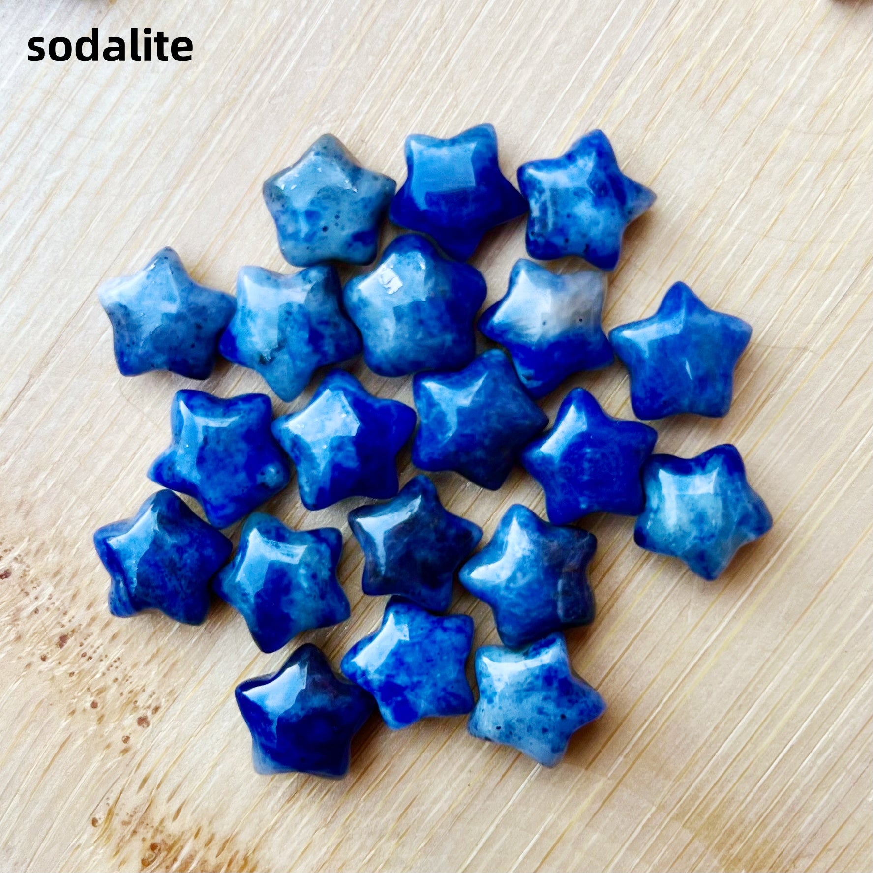 1CM Mini Puffy Star Natural Crystal Confetti