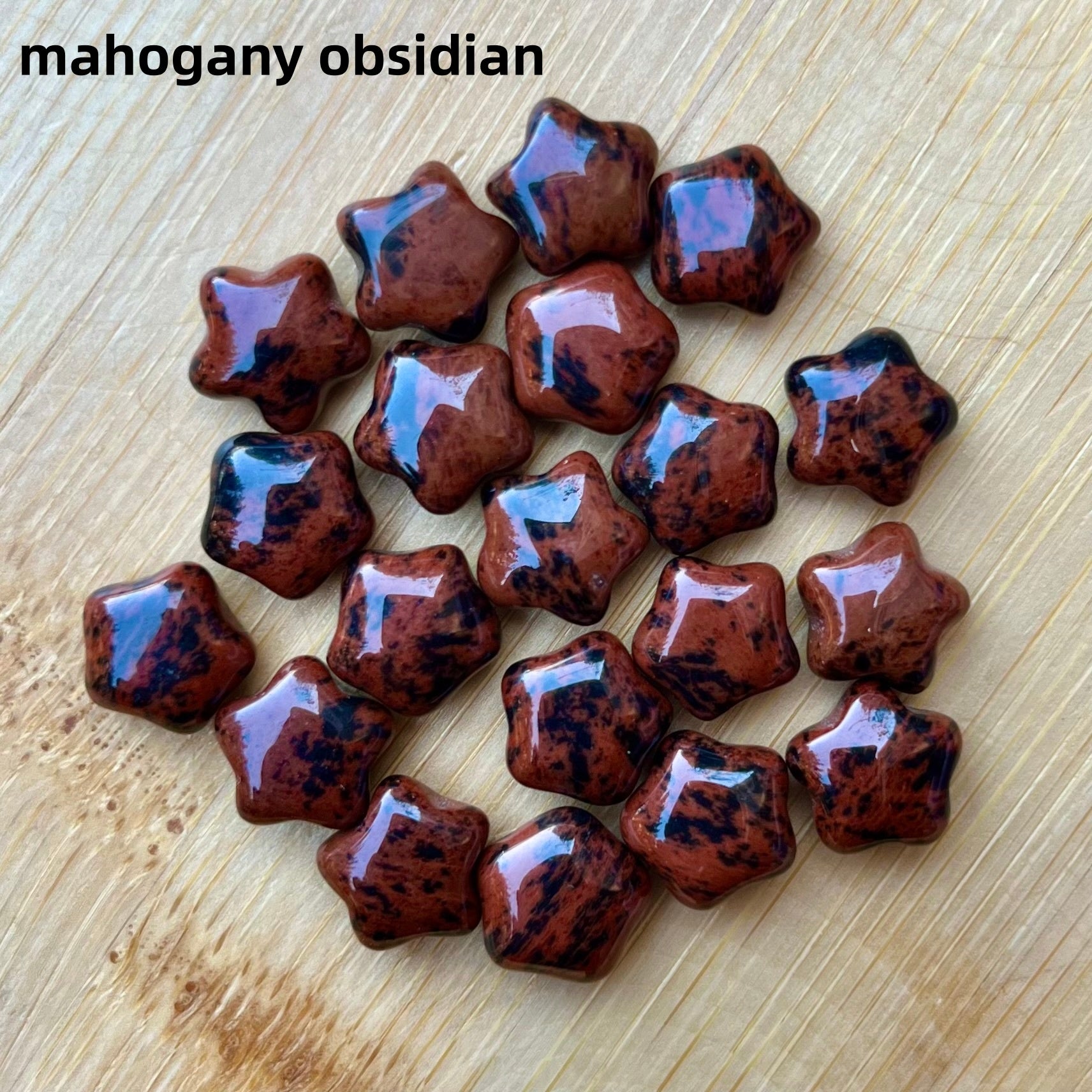 1CM Mini Puffy Star Natural Crystal Confetti