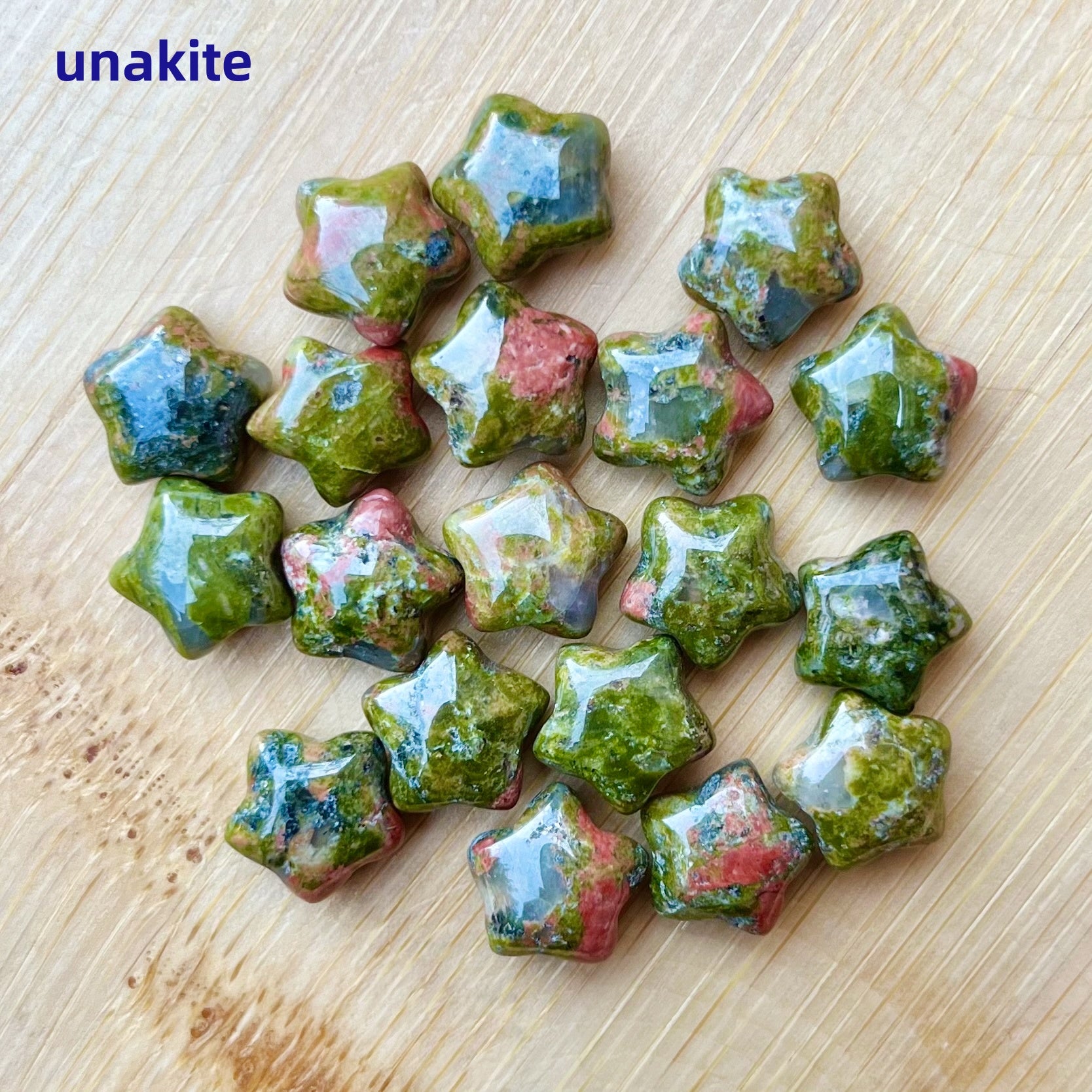 1CM Mini Puffy Star Natural Crystal Confetti