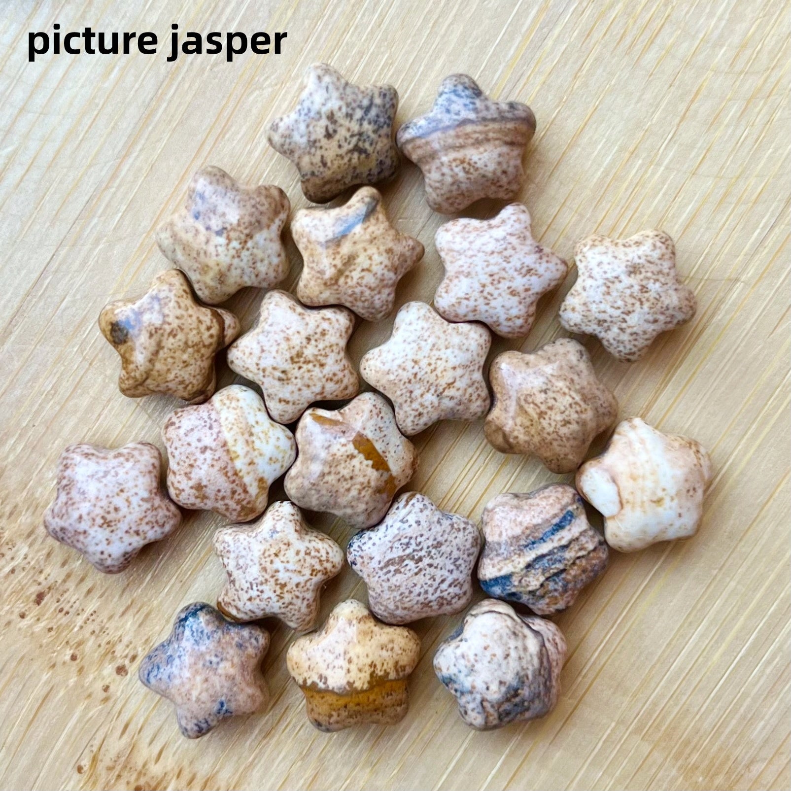 1CM Mini Puffy Star Natural Crystal Confetti