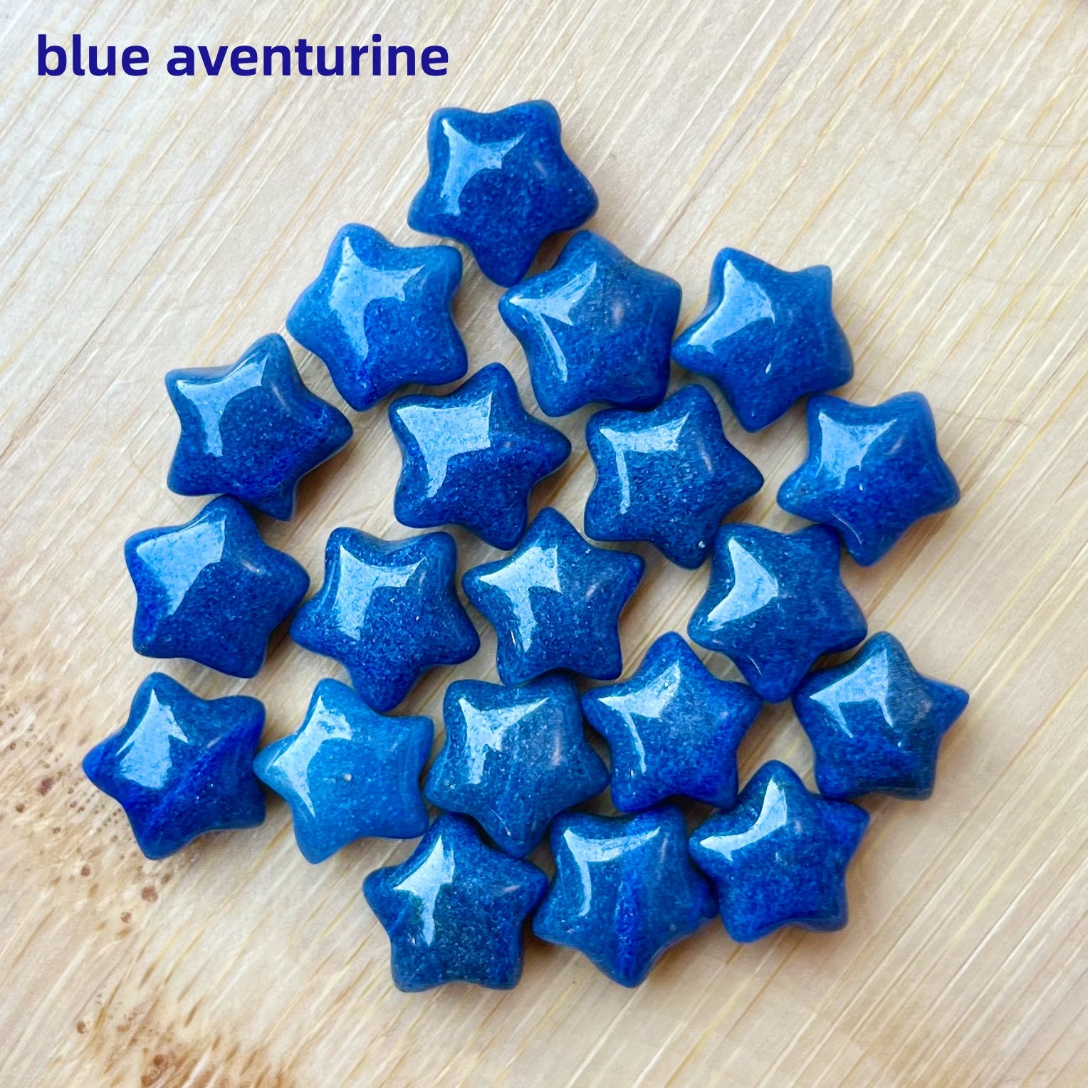 1CM Mini Puffy Star Natural Crystal Confetti