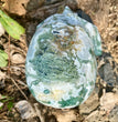 Natural Moss Agate Skull Skeleton Carving Wholesale Natural Crystal Healing Stone Decoration