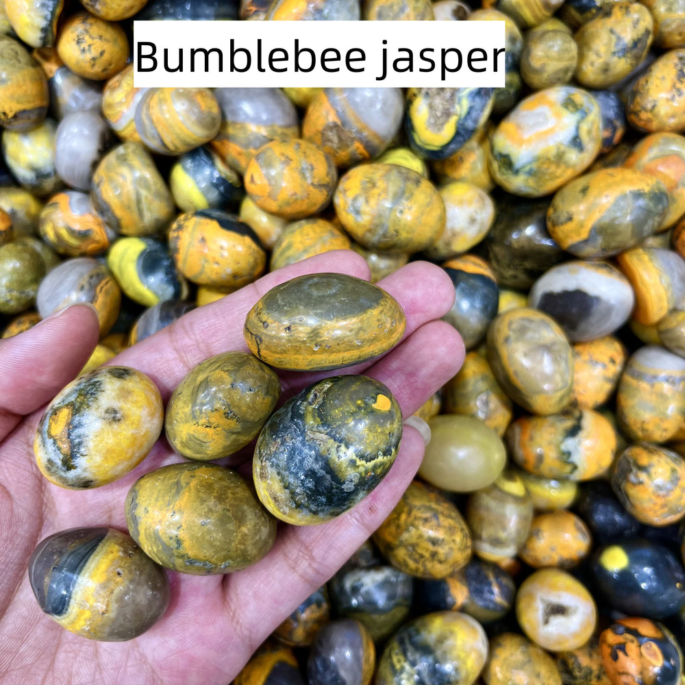 Bumblebee Jasper Tumbles Natural Crystal Confetti Healing Energy