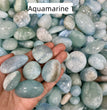 Natural Aquamarine Tumbles Crystal Confetti Healing Energy