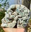 Natural Moss Agate Skull Skeleton Carving Wholesale Natural Crystal Healing Stone Decoration