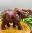 12CM Ocean Jasper Handcarved Elephant Carving Natural Crystal Home Decoration Gift