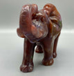 12CM Ocean Jasper Handcarved Elephant Carving Natural Crystal Home Decoration Gift