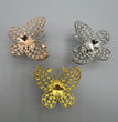 Butterfly Metal Crystal Sphere Holder Ball Stand Decoration