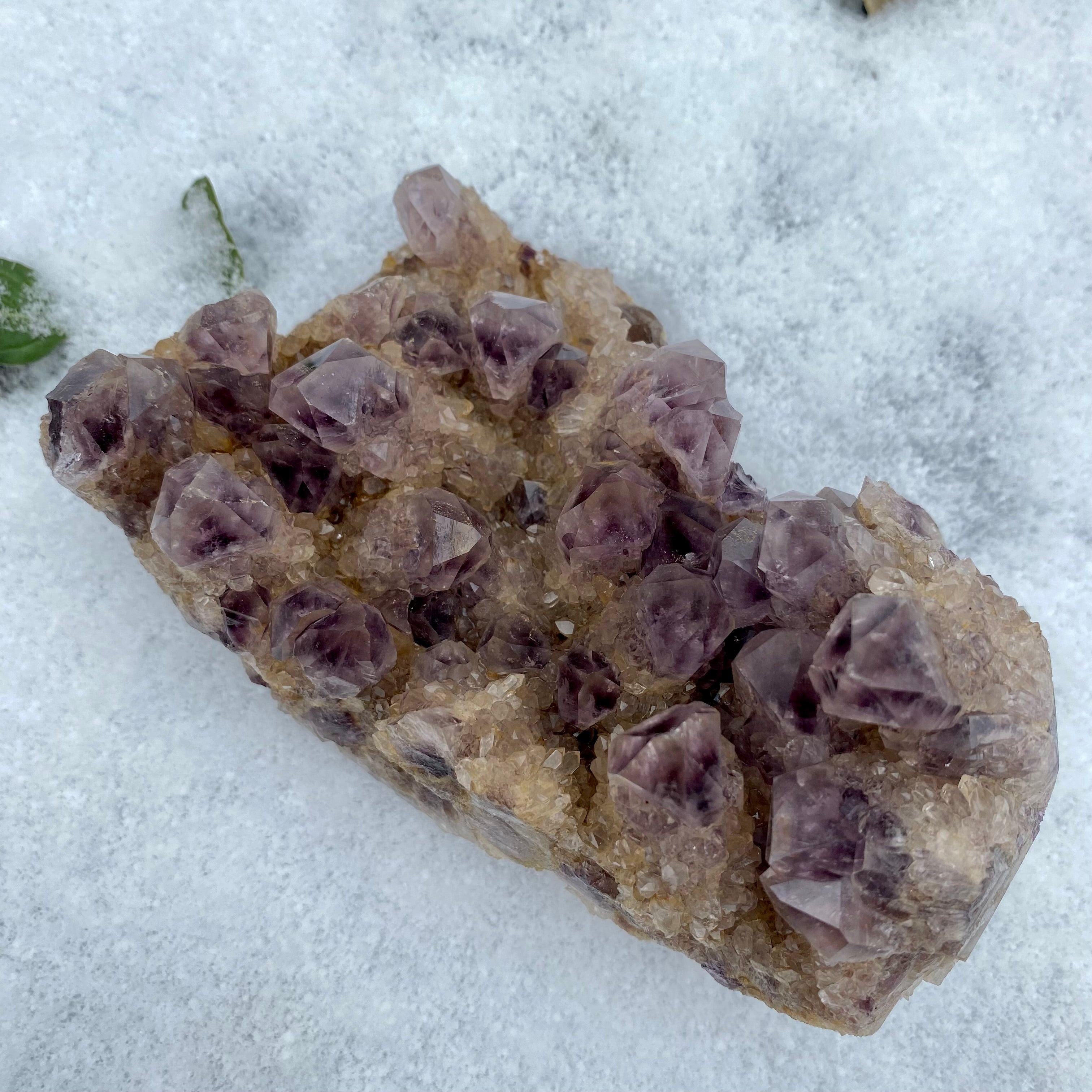 1.1LB Phantom Amthyst Cluster Natural Crystal Raw Stone Specimen