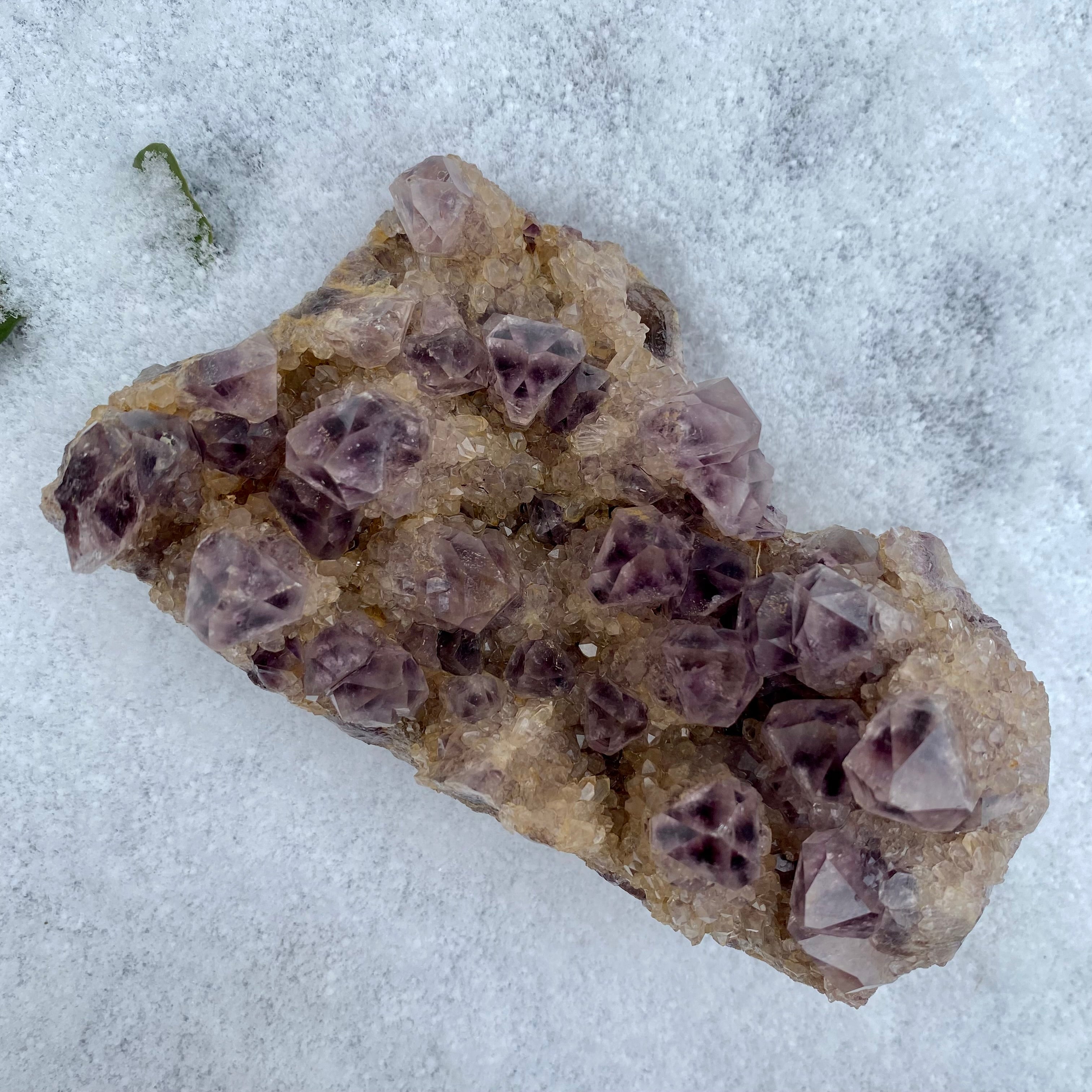 1.1LB Phantom Amthyst Cluster Natural Crystal Raw Stone Specimen