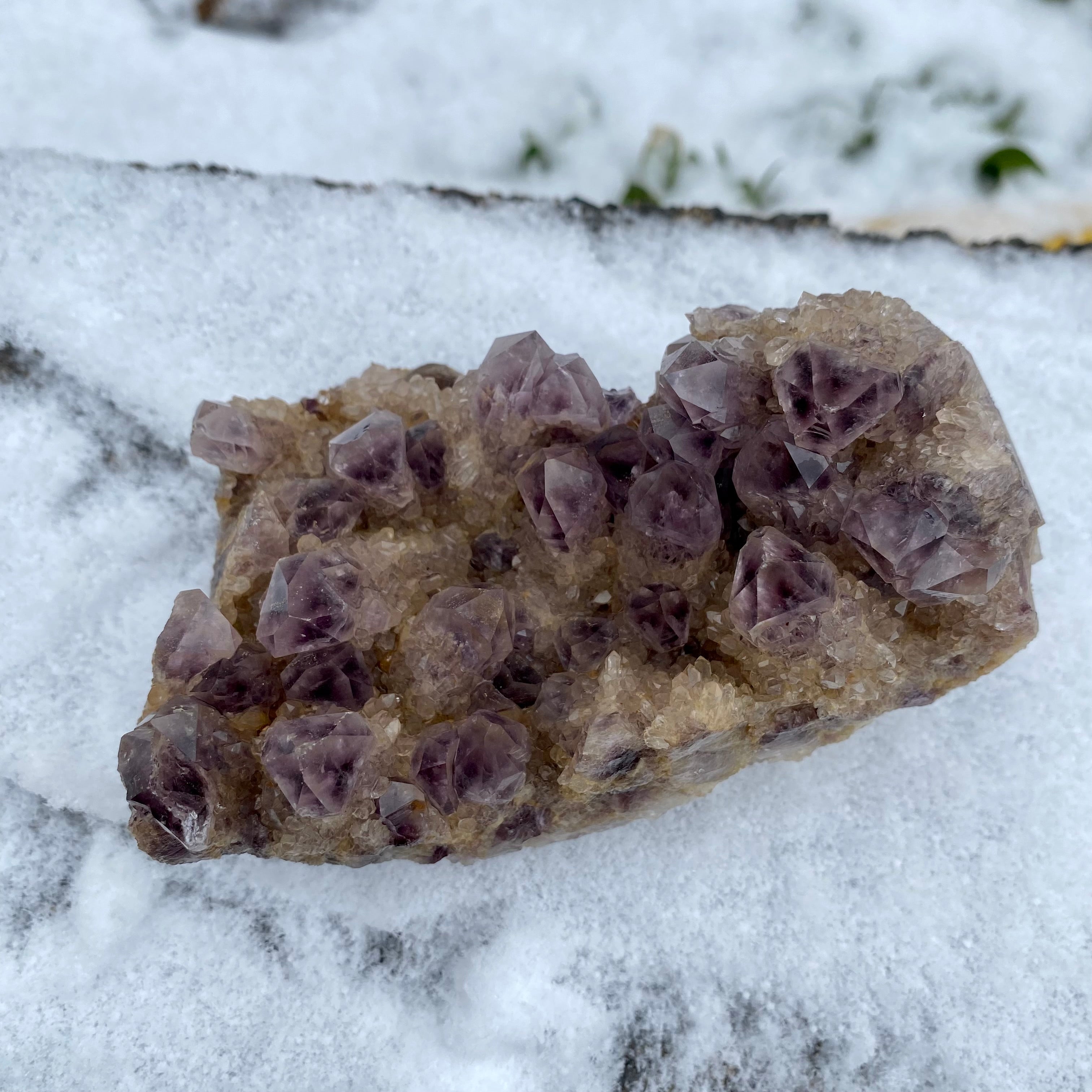 1.1LB Phantom Amthyst Cluster Natural Crystal Raw Stone Specimen