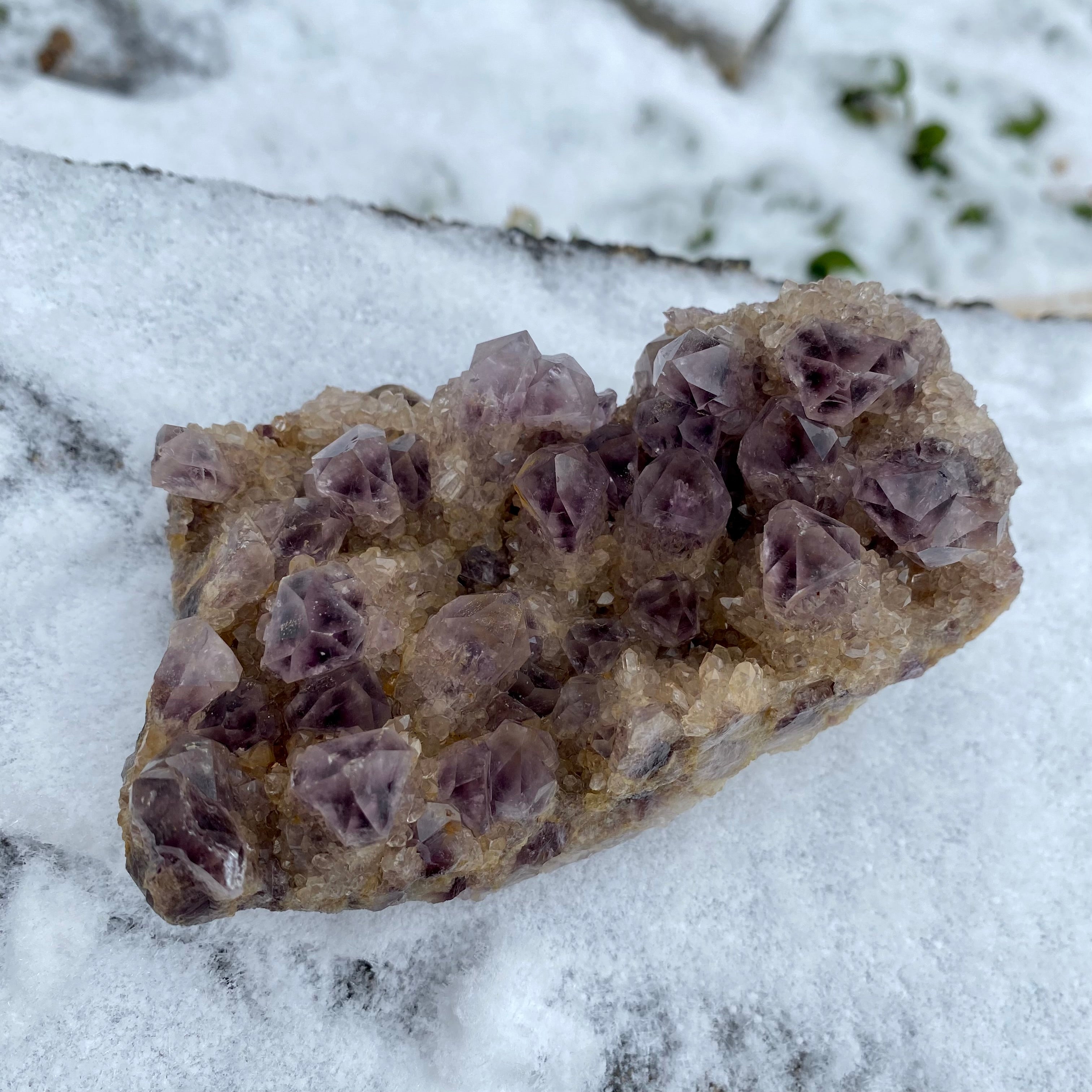 1.1LB Phantom Amthyst Cluster Natural Crystal Raw Stone Specimen