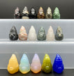 4CM Mini Gnome Natural Crystal Stone Carving Confetti Gift Home Decoration