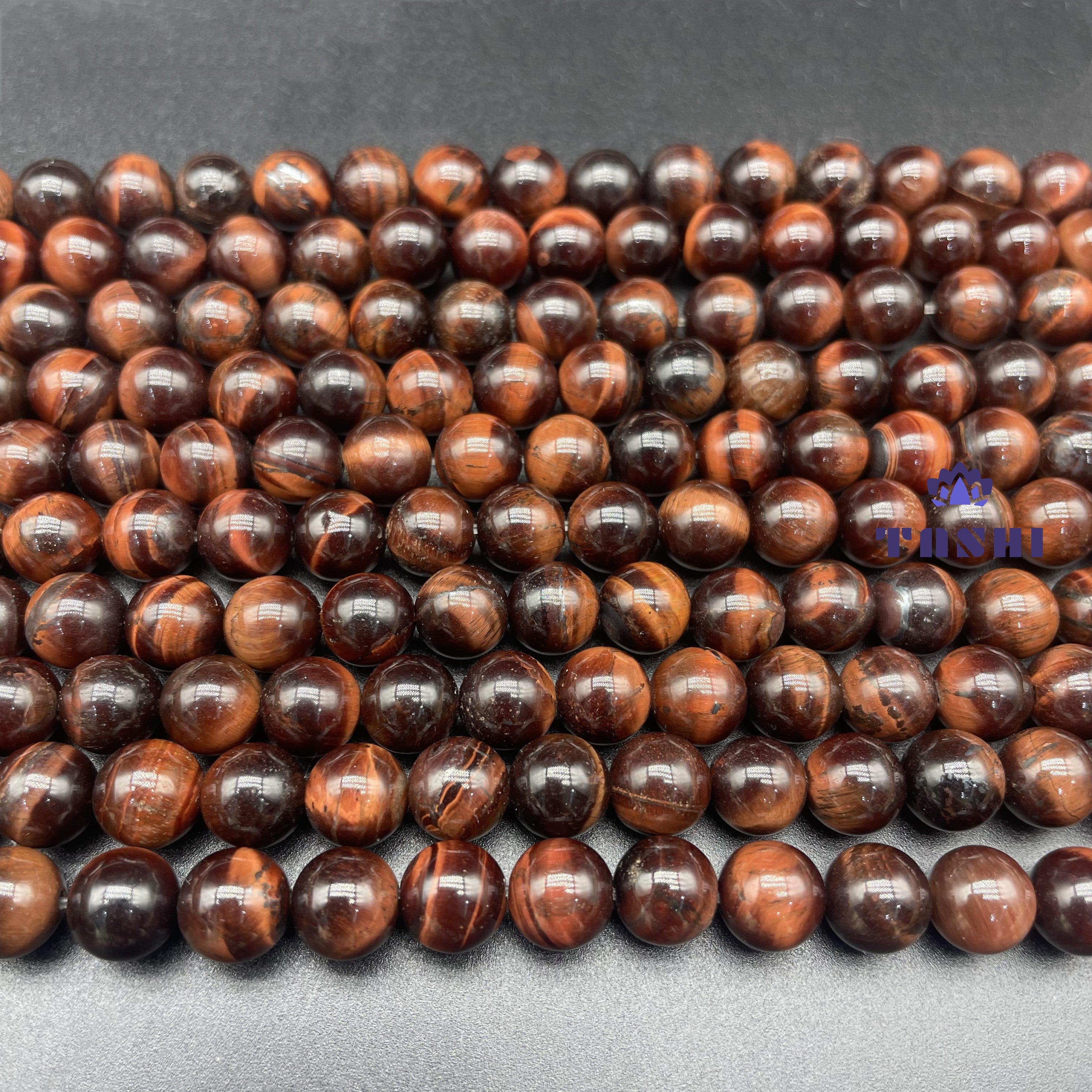 Red Tiger Eye Beads Strands Loose Beads Jewelry DIY Bracelets Natural Crystal