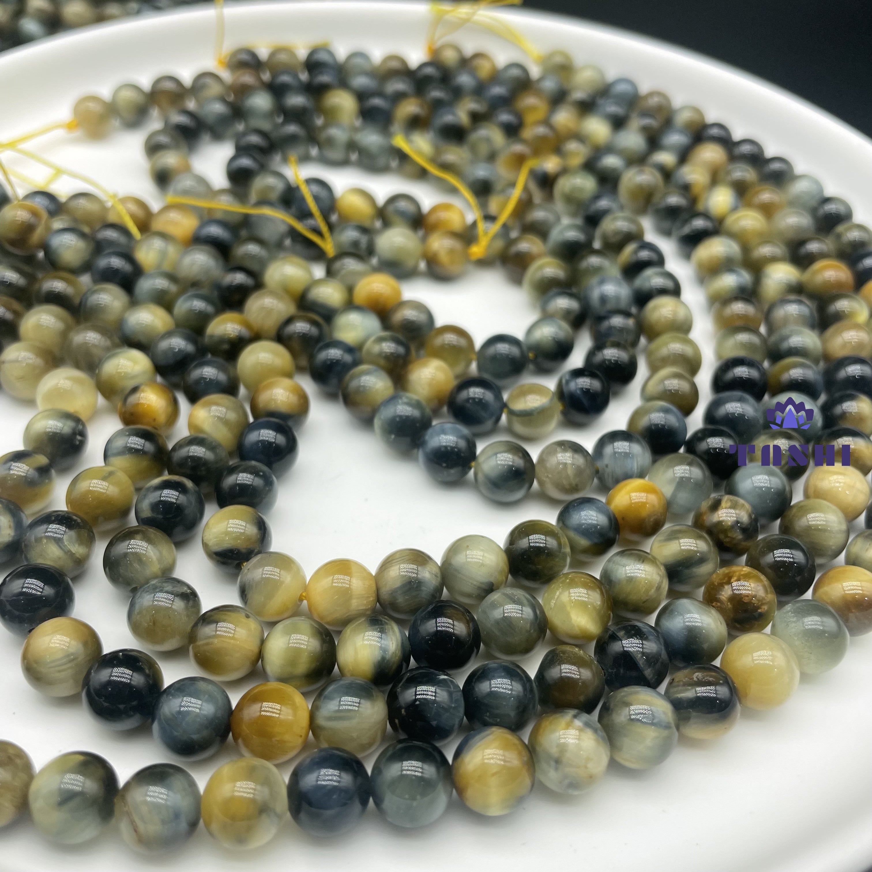 Dreamy Tiger Eye Beads Strands Loose Beads Jewelry DIY Bracelets Natural Crystal