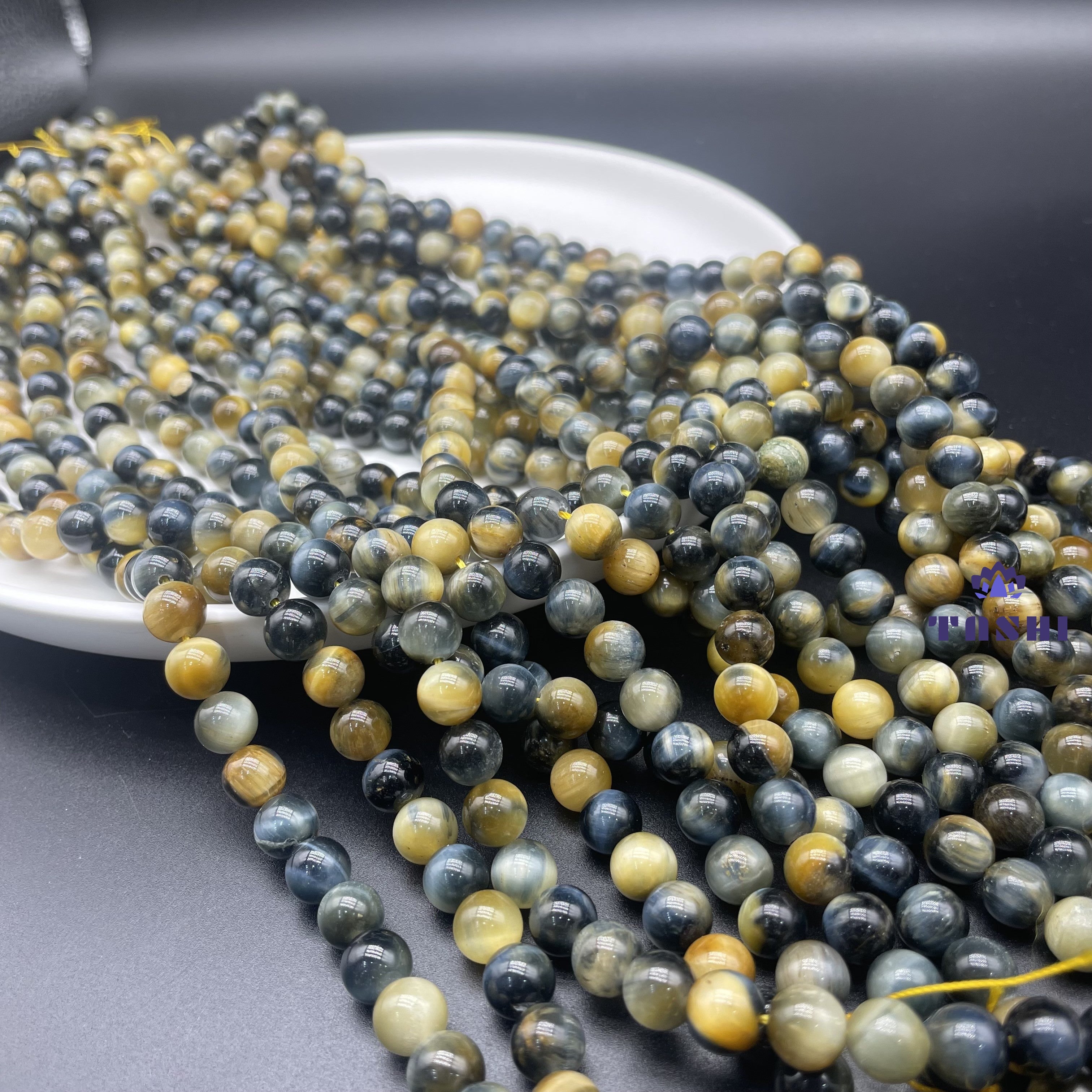 Dreamy Tiger Eye Beads Strands Loose Beads Jewelry DIY Bracelets Natural Crystal