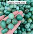 Green Aventurine Tumbles Natural Crystal Confetti Healing Energy