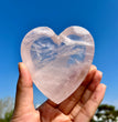 Natural Rose Quartz Heart Bowl Plate Holder